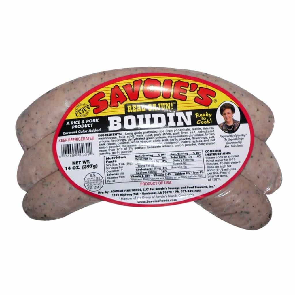 Savoie's Classic Pork Boudin
