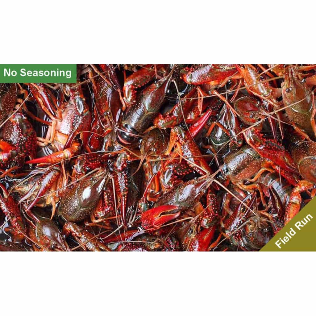 2 Sacks of Field Run Crawfish Shipped – 60 lbs Total