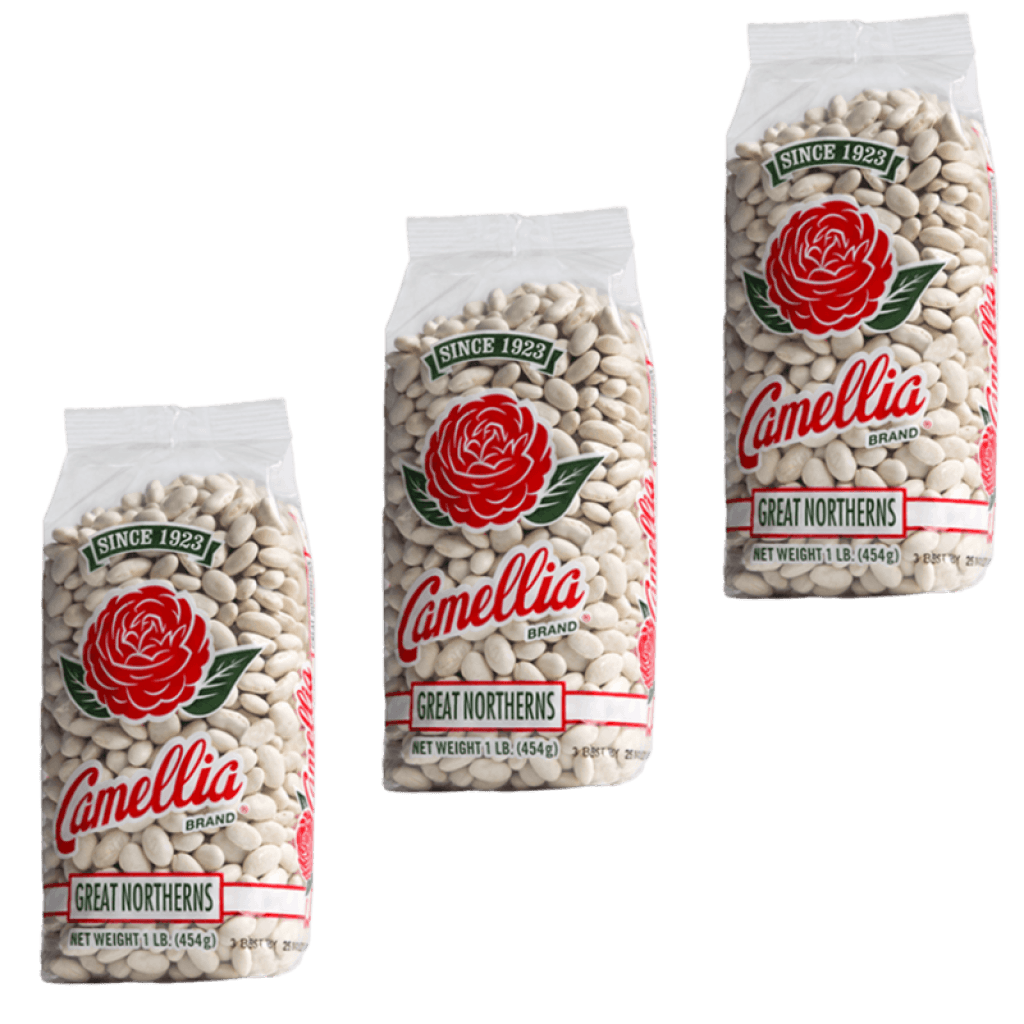 Camellia Brand Dry Great Northern Beans 1lb - 3 pack