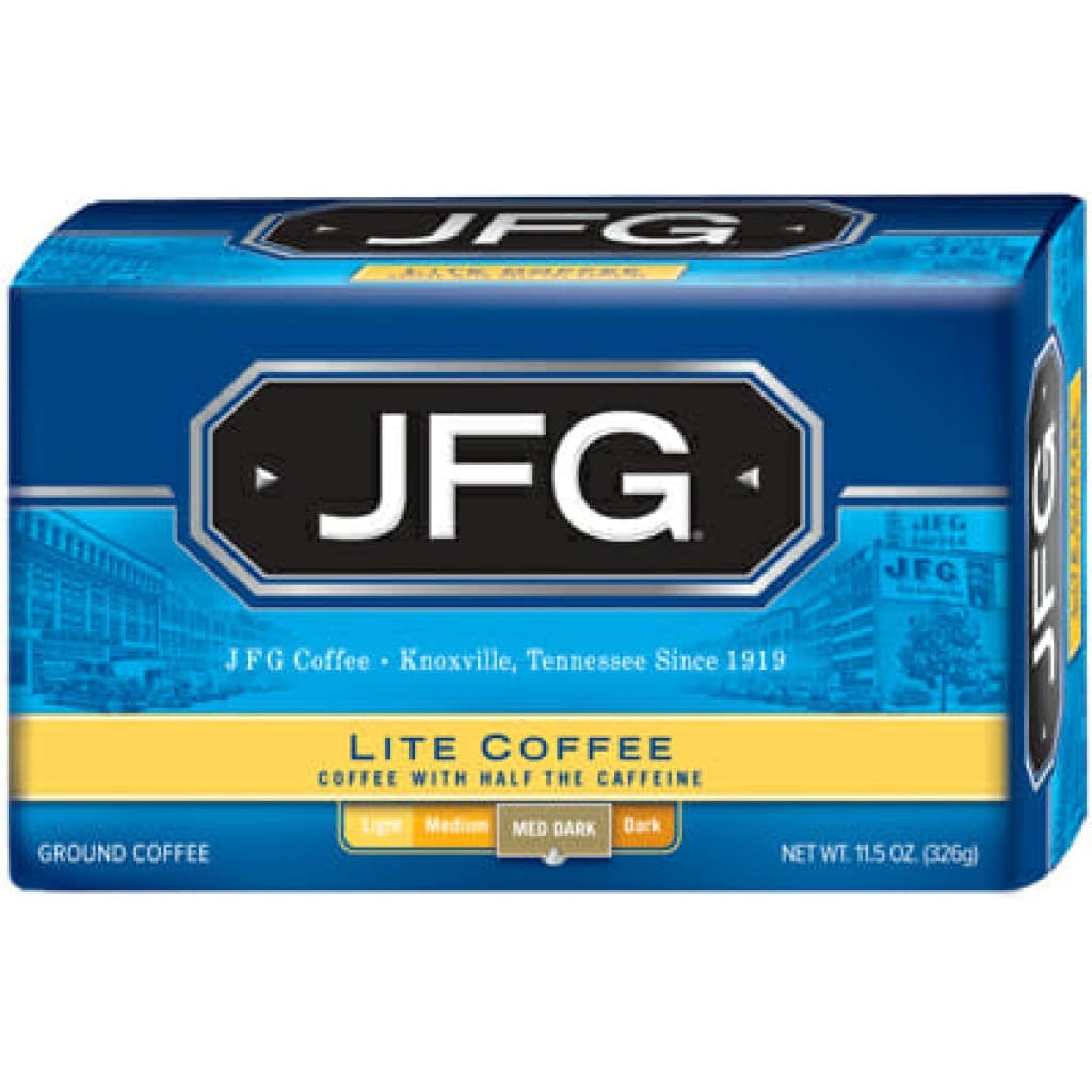 JFG Lite Half the Caffeine Bag 11.5 oz Catalog