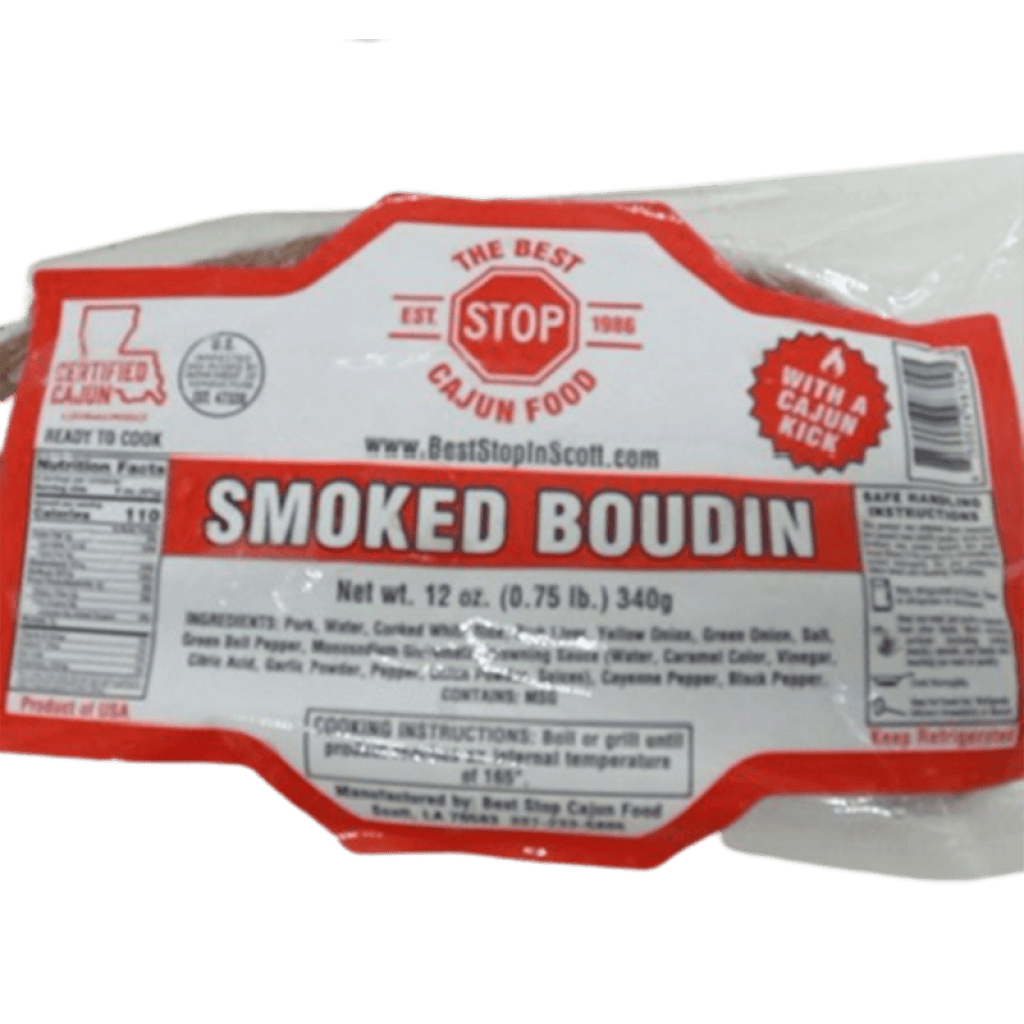 Best Stop Smoked Boudin 12 oz