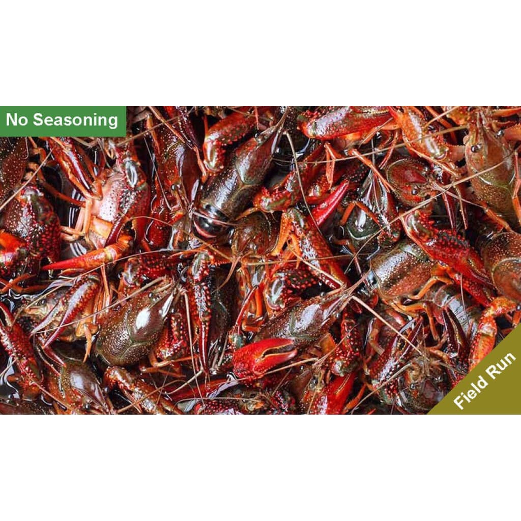 2 Sacks of Field Run Crawfish Shipped – 60 lbs Total