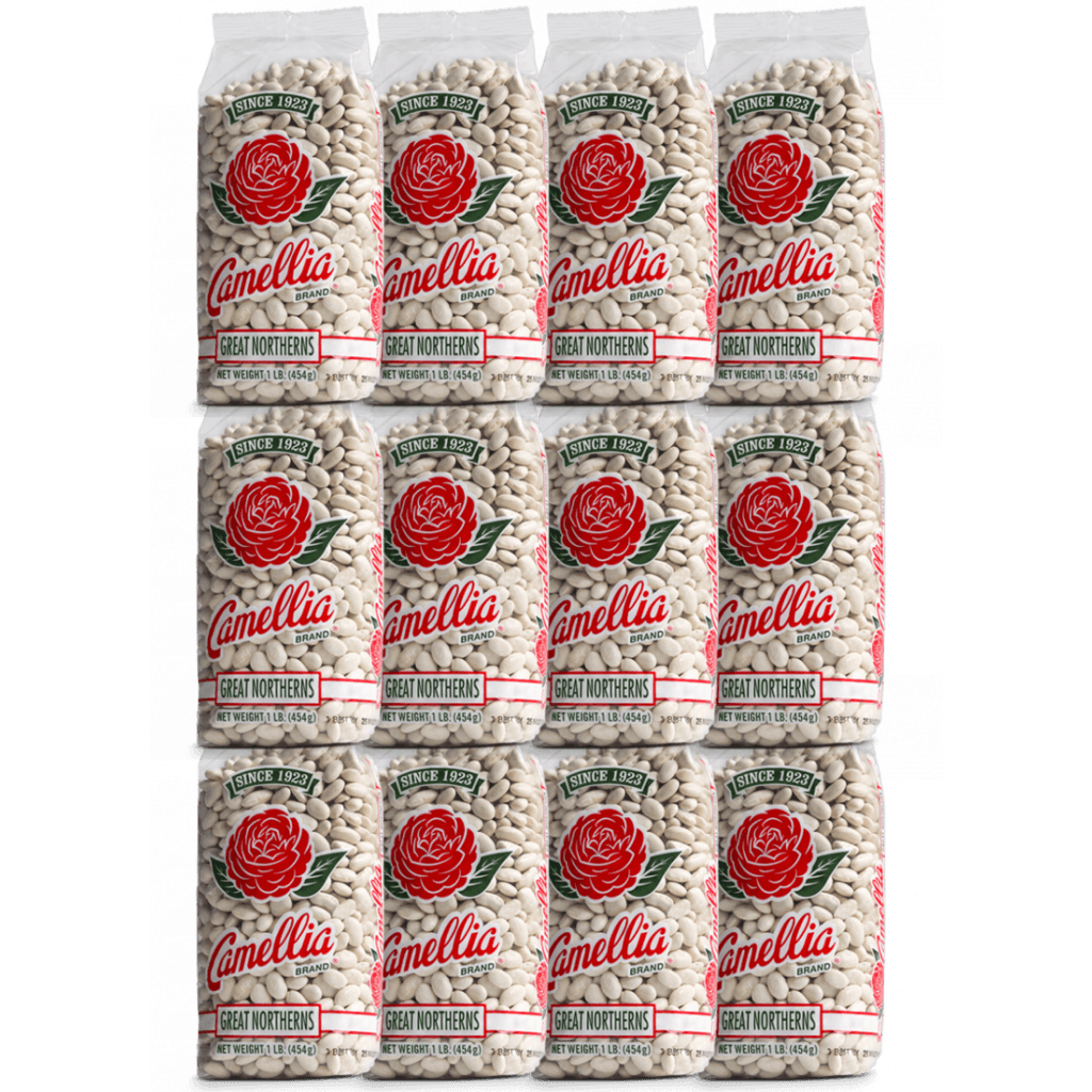 Camellia Great Northern Beans 1lb 12 Pack