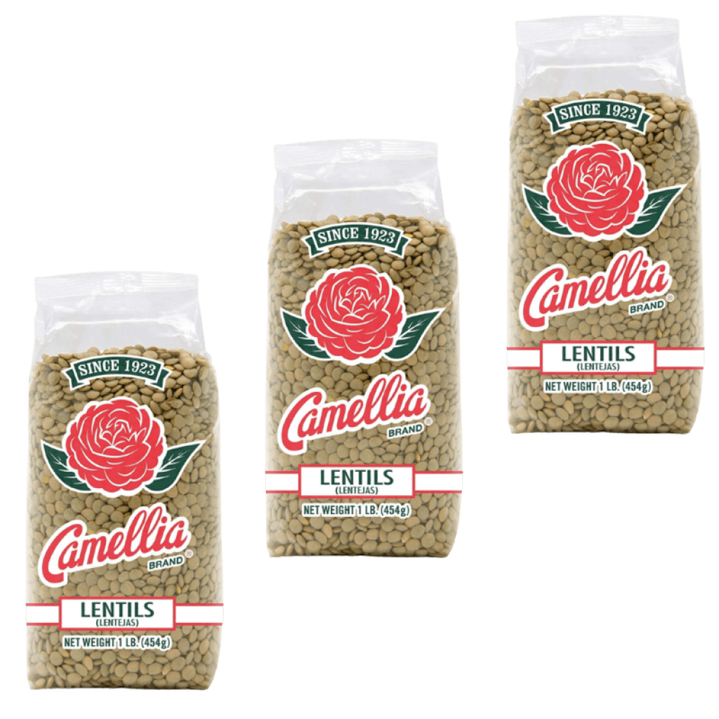 Camellia Lentils 1lb - 3 pack