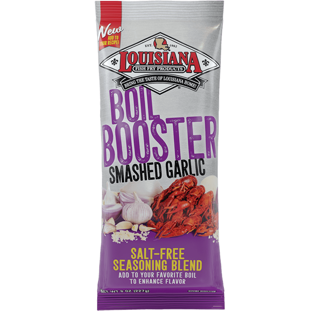 Louisiana Fish Fry Smashed Garlic Boil Booster
