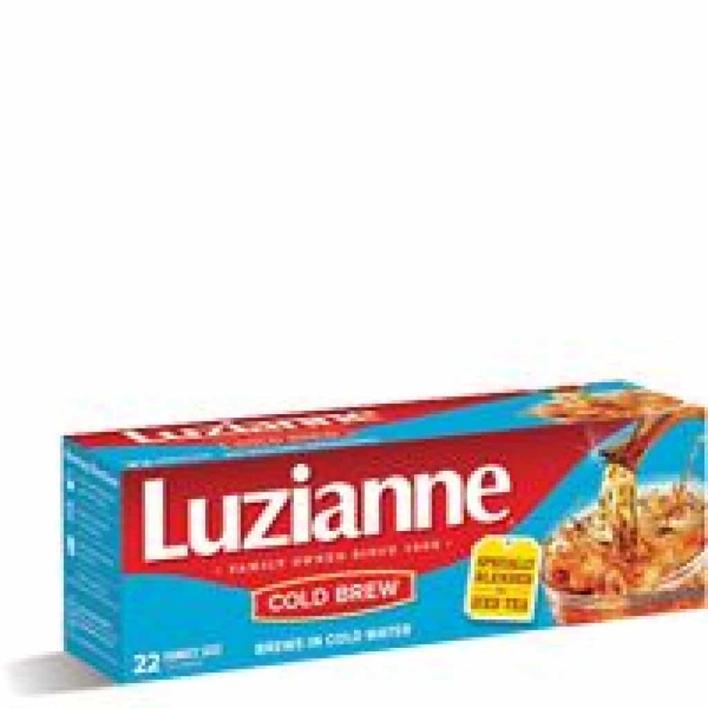 Luzianne Cold Brew Black Tea 22 Tea Bags Pack