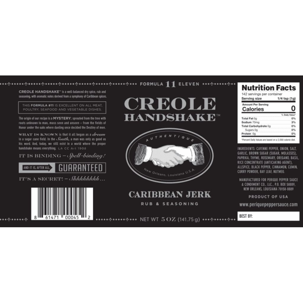PERIQUE - Creole Handshake Caribbean Jerk