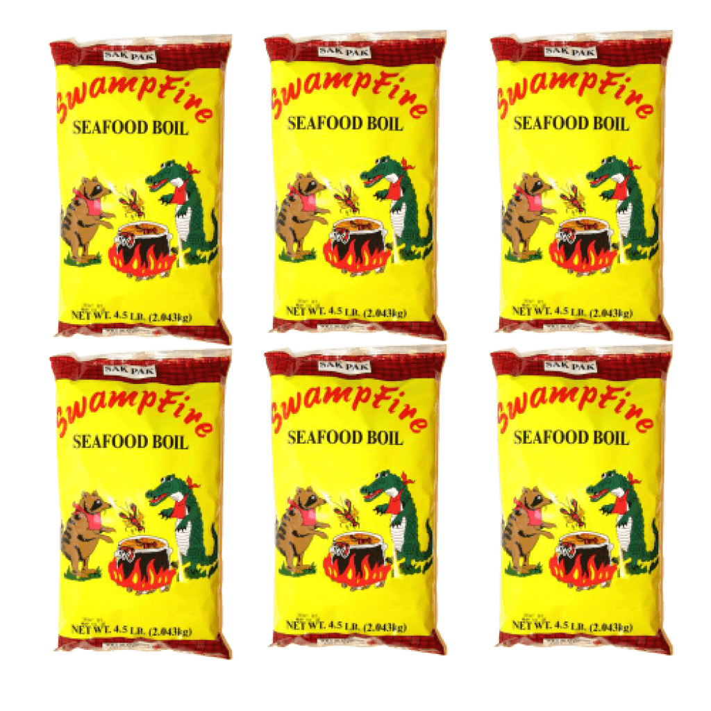 Swamp Fire Seafood Boil 4.5 lb - Pack of 6