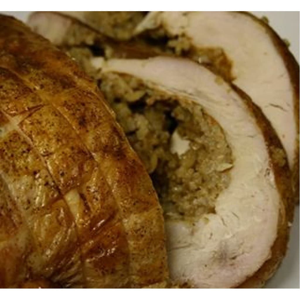 2 Premium Turducken Rolls with Cornbread Dressing 4 lbs