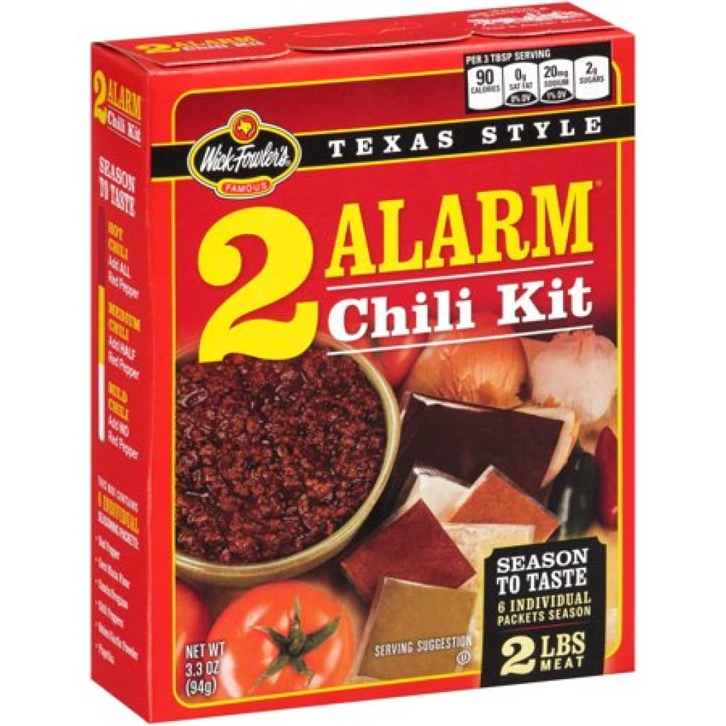 Wick Fowler's 2-Alarm Chili Kit 3.3 oz catalog