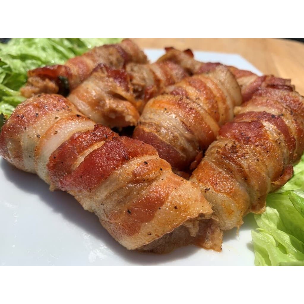 La Boucherie Bacon Wrapped Cream Cheese Stuffed Jalapeno Peppers