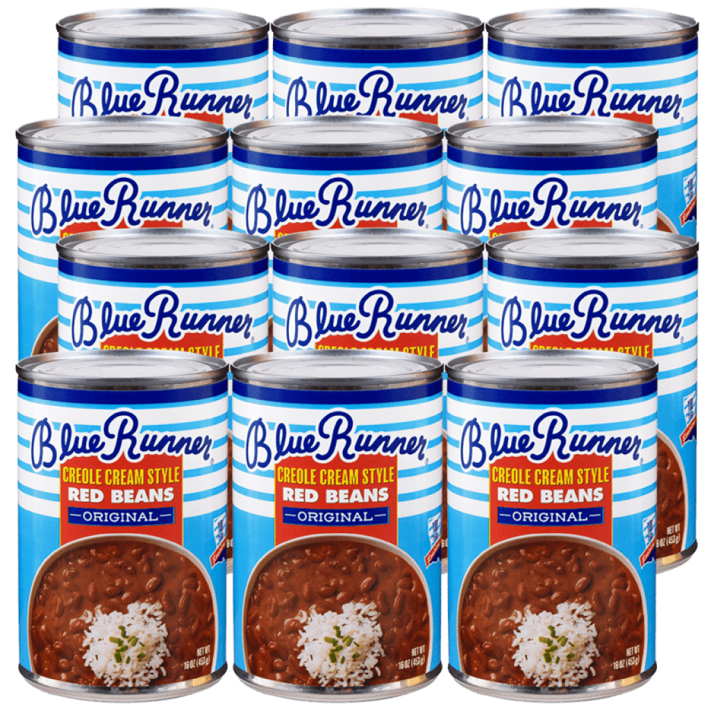 Blue Runner Creole Red Kidney Beans 16 oz - 12 Pack