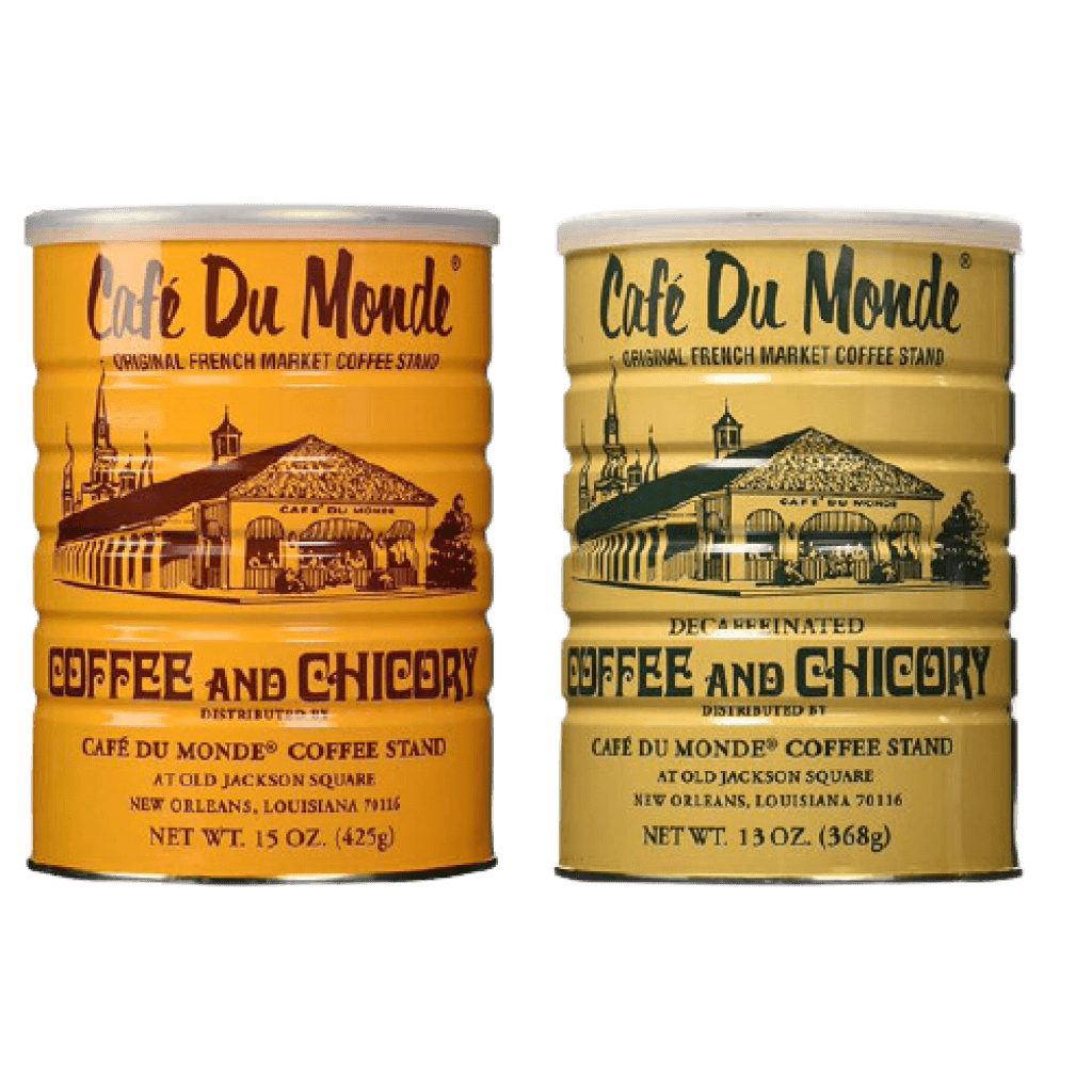 Cafe Du Monde Coffee and Chicory and Decaf Blend Bundle