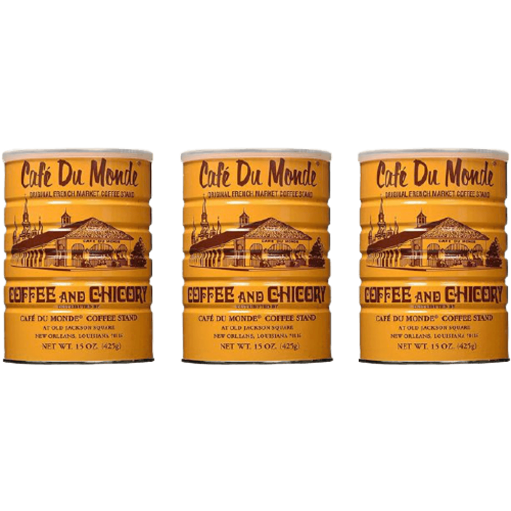 Cafe Du Monde Coffee Chicory, 15-Ounce Pack of 3