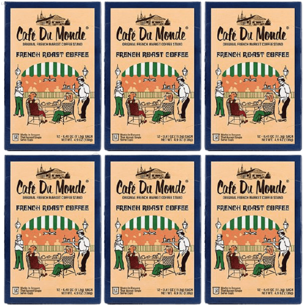 Cafe Du Monde French Roast single serve cup pods 72 Count
