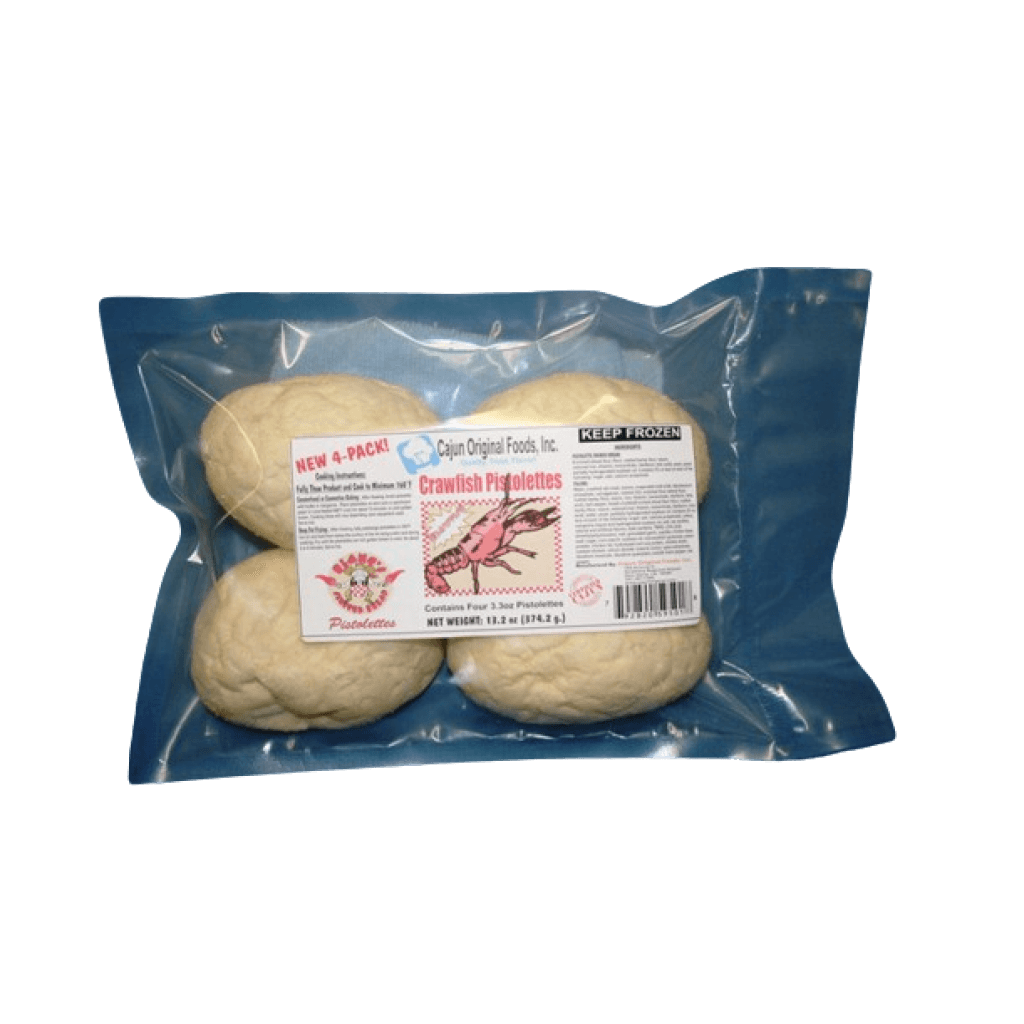 Cajun Original Crawfish Pistolettes 4 Pack