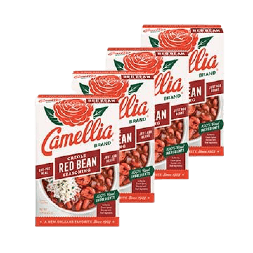 Camellia Creole Red Bean Seasoning Mix Pack of 4