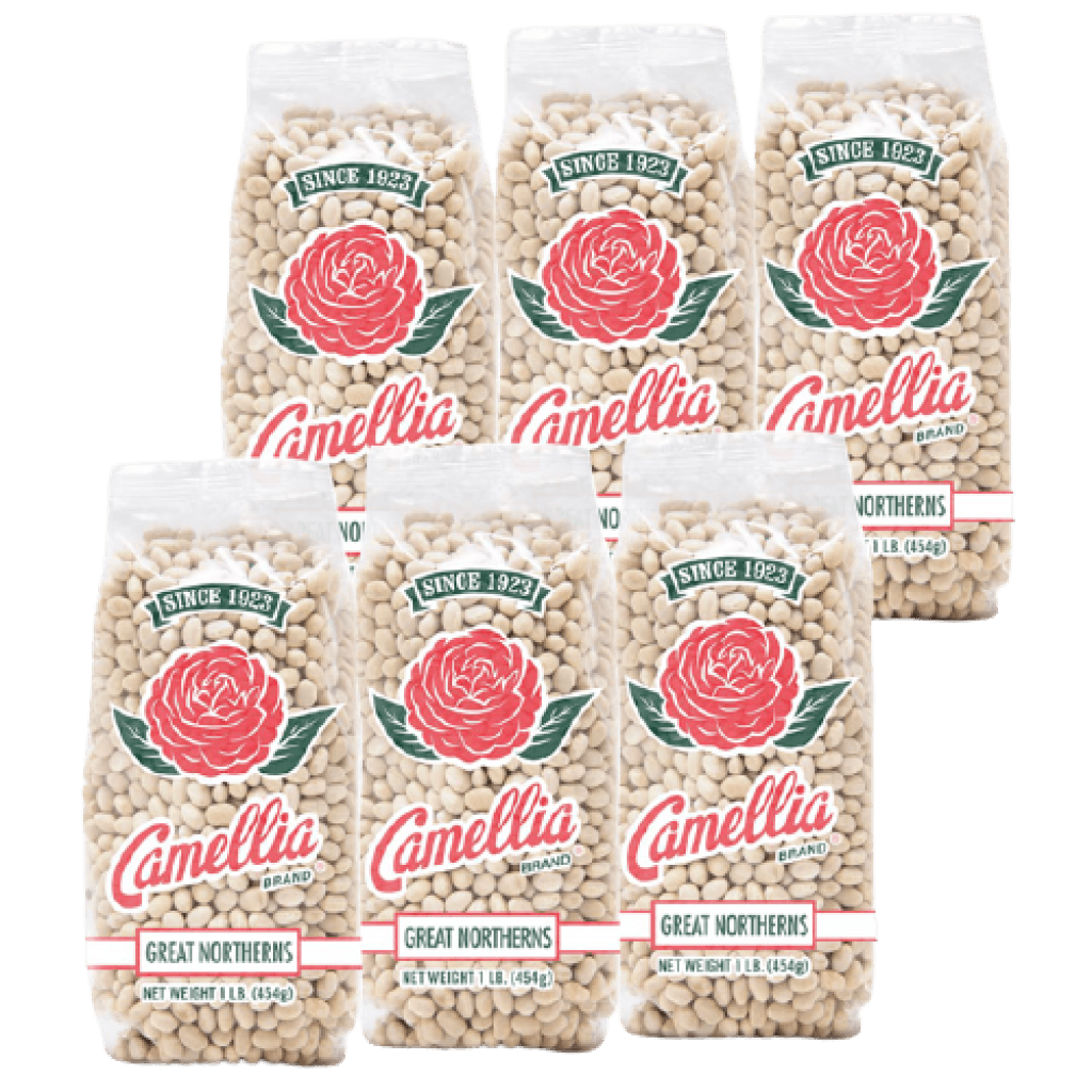 Camellia Great Northern Beans 1lb - 6 pack