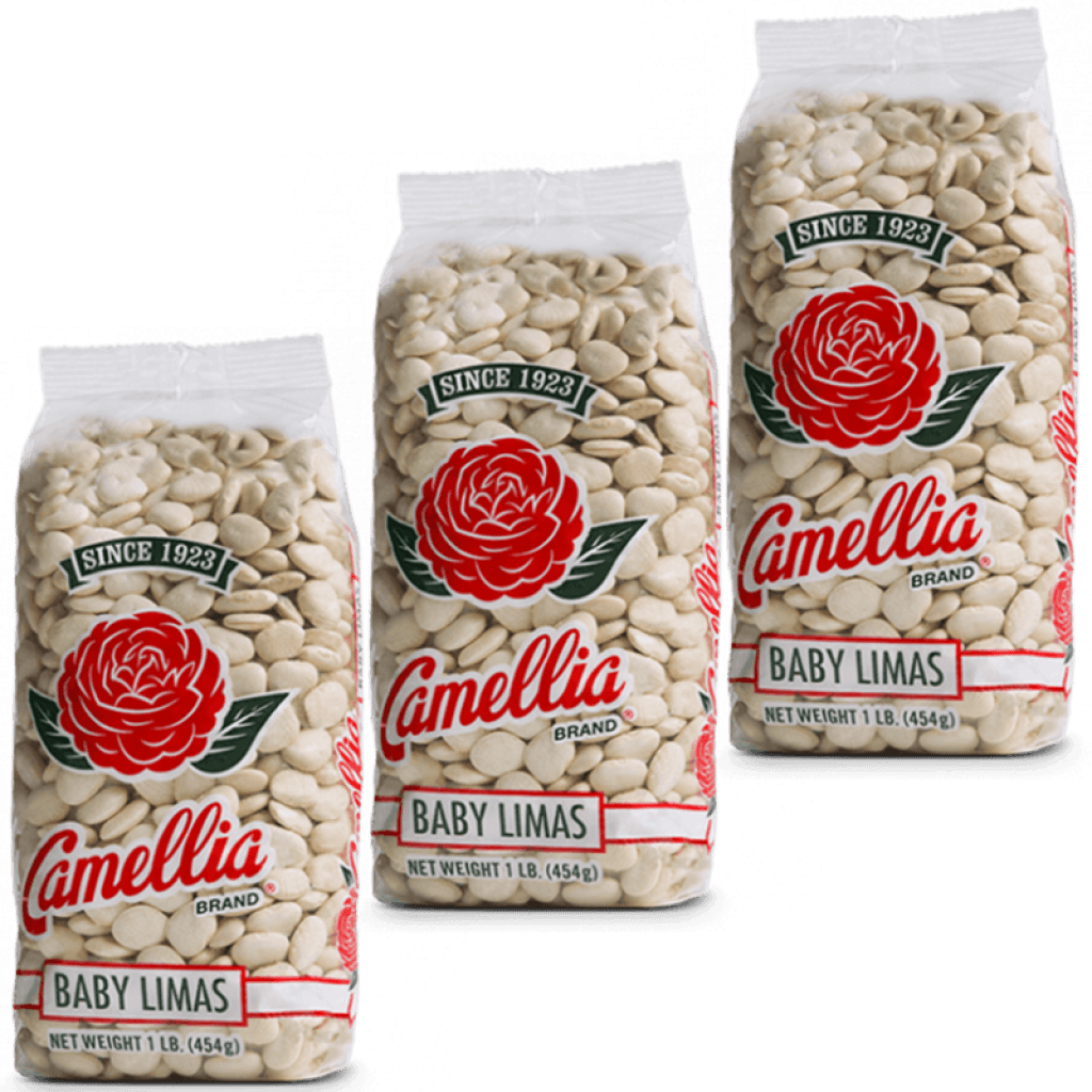 Camellia Brand Dry Baby Lima Beans 1lb - 3 pack