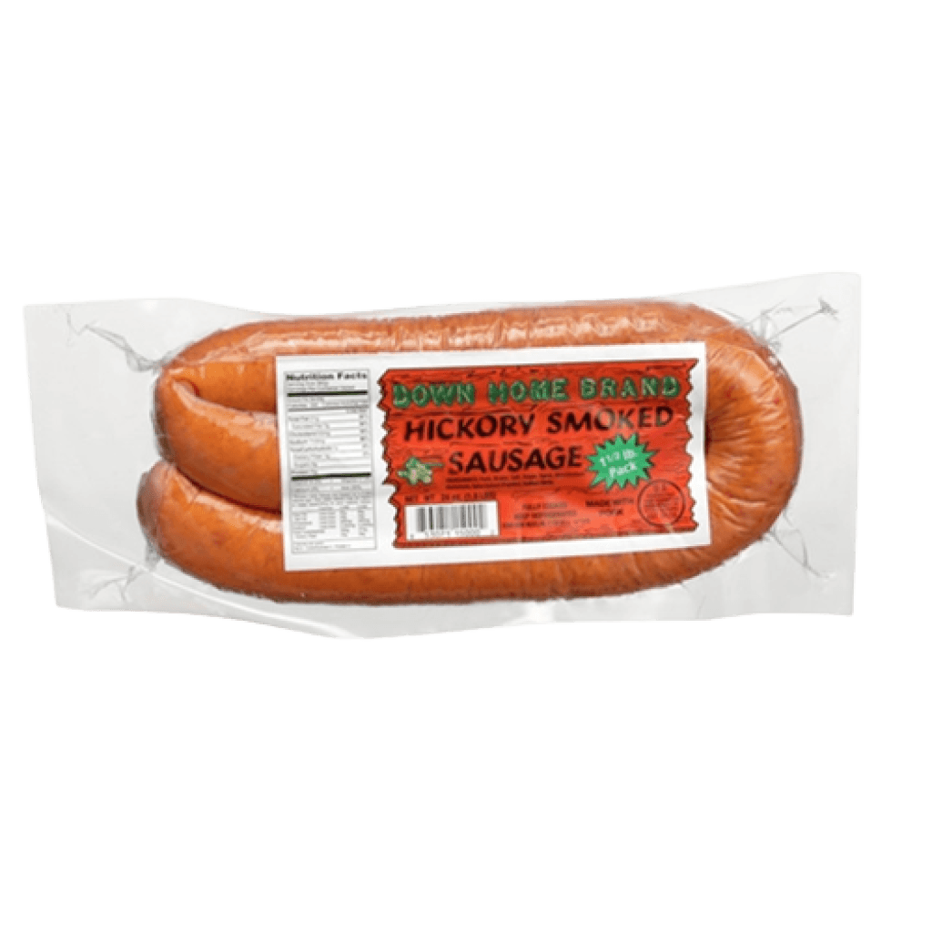 Down Home Hickory Original Smoked Pork Sausage 1.5 LB