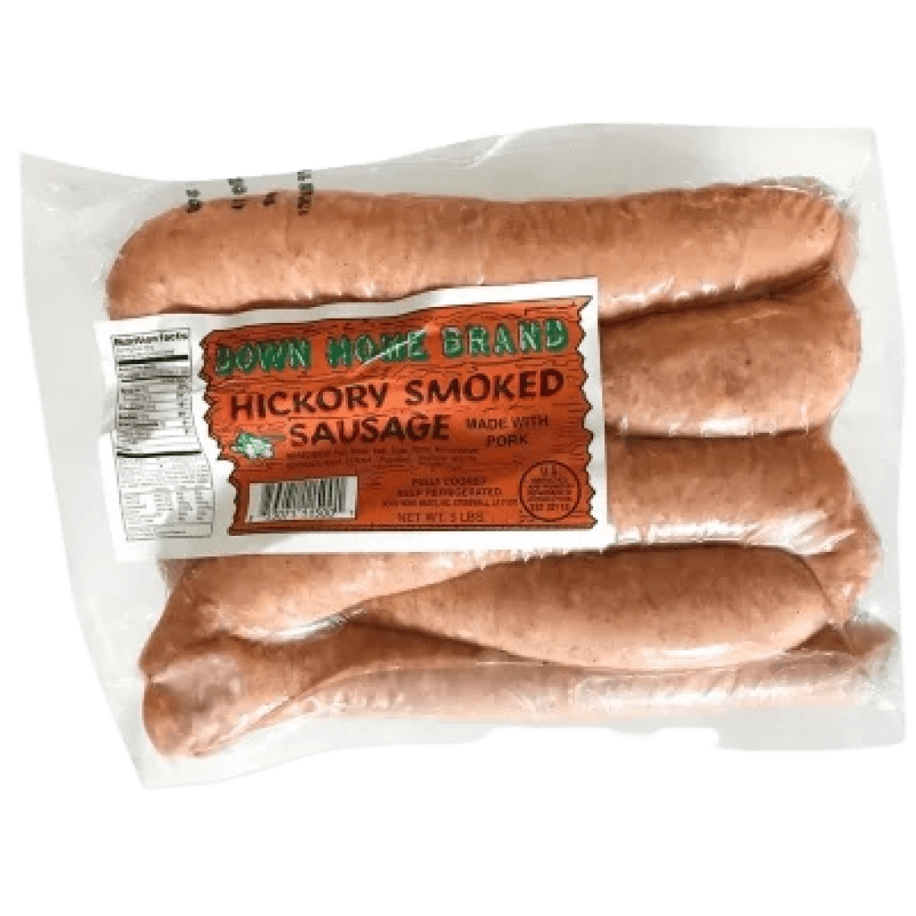 Down Home Hickory Original Smoked Pork Sausage 5 LB