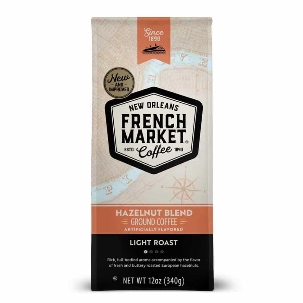 French Market Coffee Flavored Hazelnut