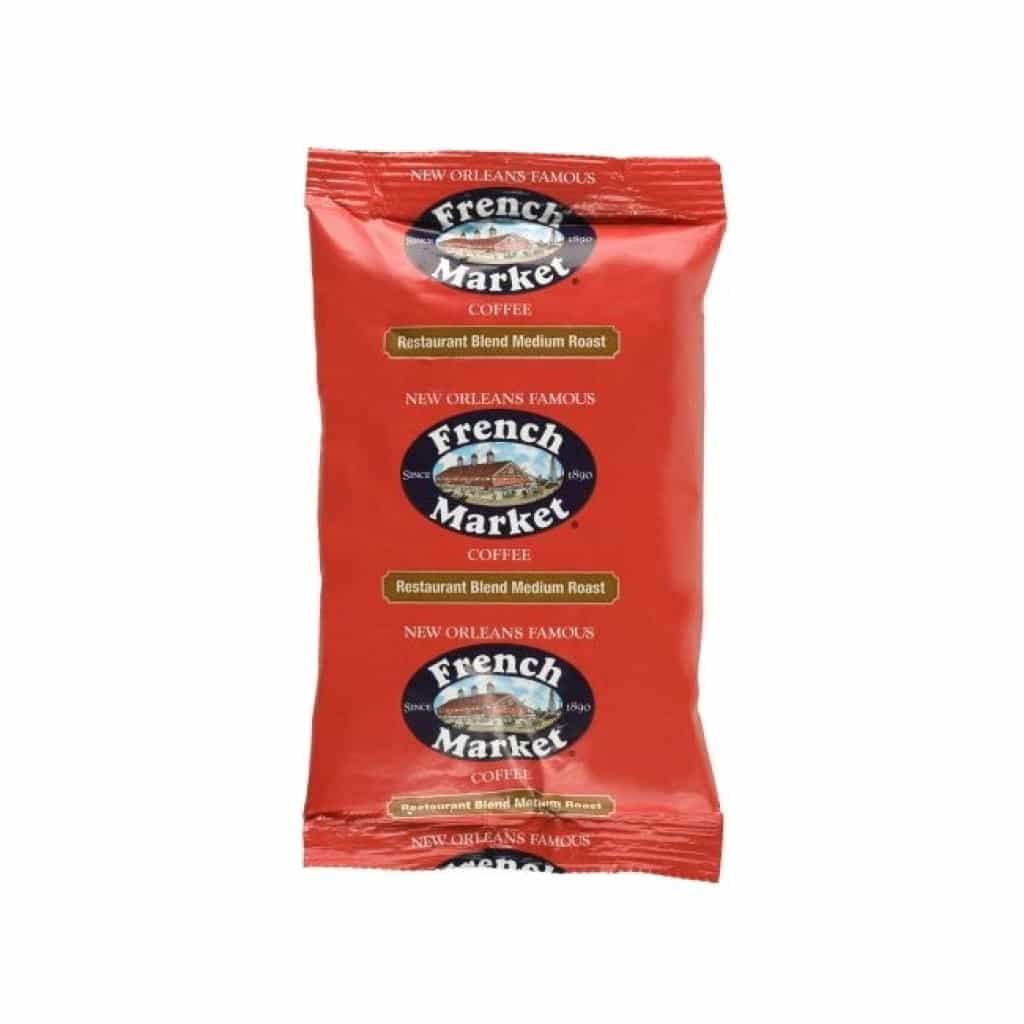 French Market Medium Roast Pure Blend Coffee 2 Ounce 40 per case