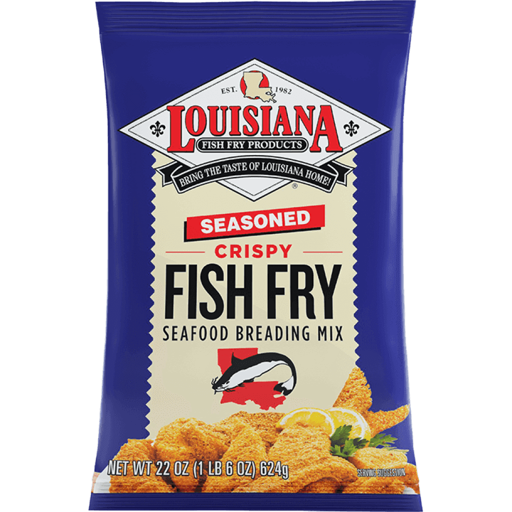 Louisiana Fish Fry Seasoned Crispy Fish Fry Bag 22 oz Bag