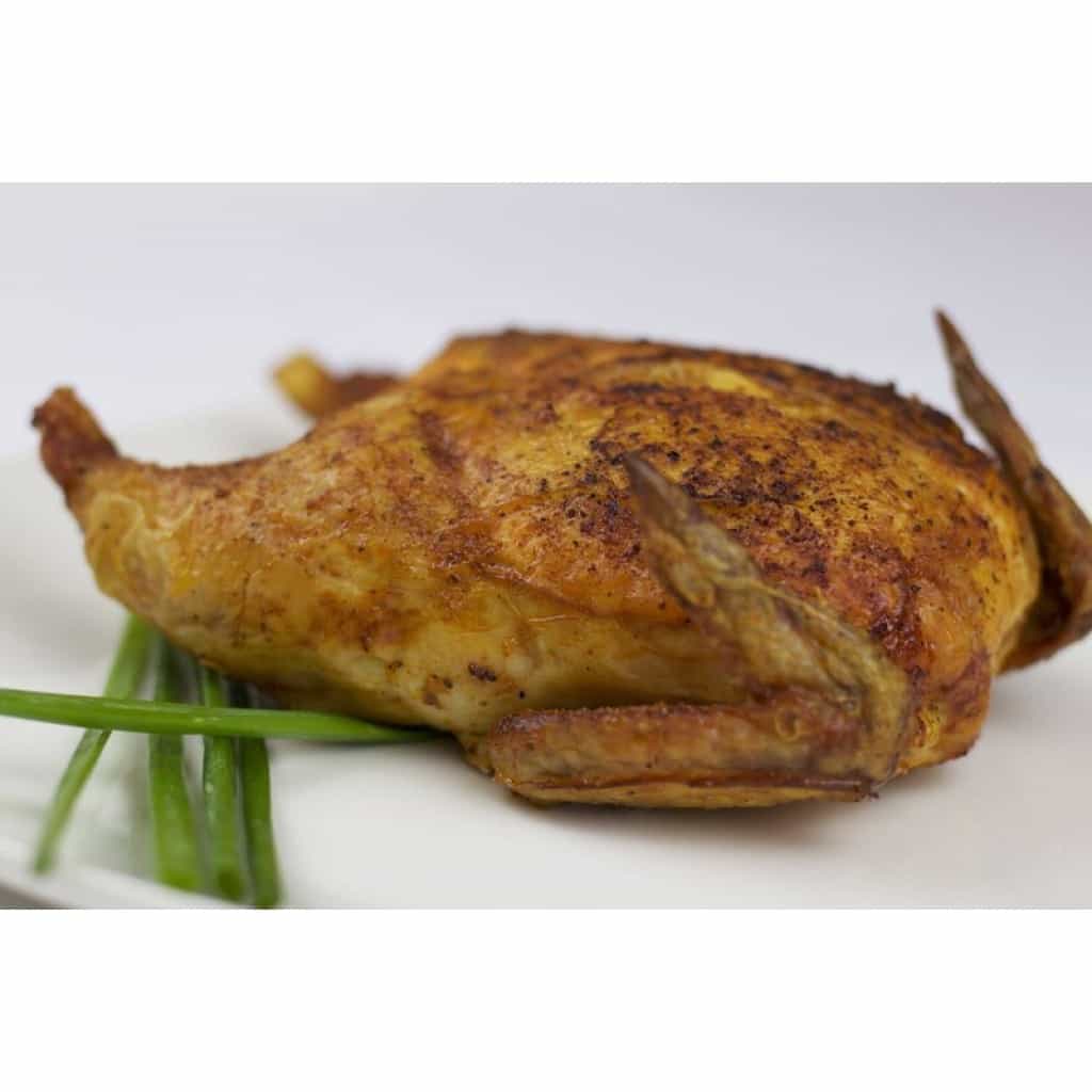 La Boucherie Cornish Hen Stuffed with Jalapeno Cornbread