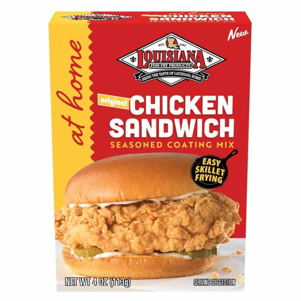 Louisiana Fish Fry At Home Chicken Sandwich Mix