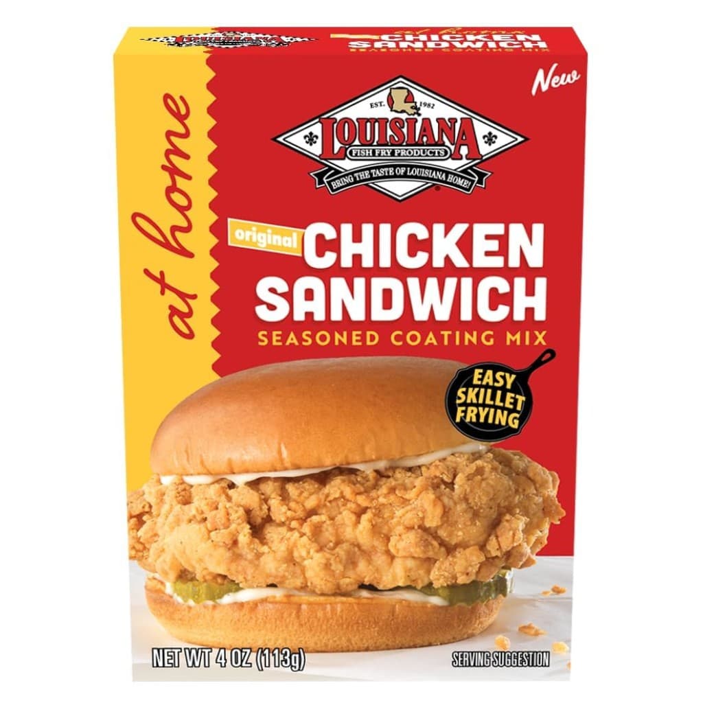 Louisiana Fish Fry At Home Chicken Sandwich Mix