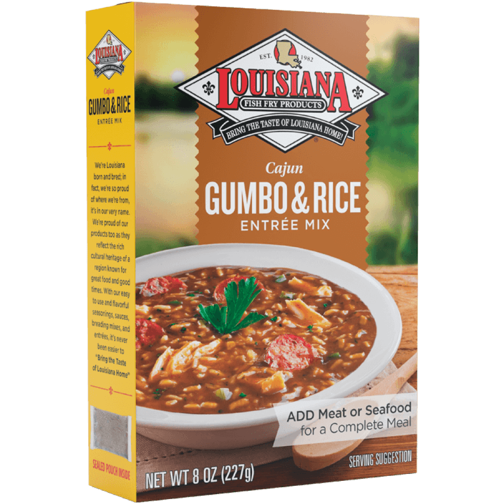 Louisiana Fish Fry Cajun Gumbo & Rice Mix 8 oz
