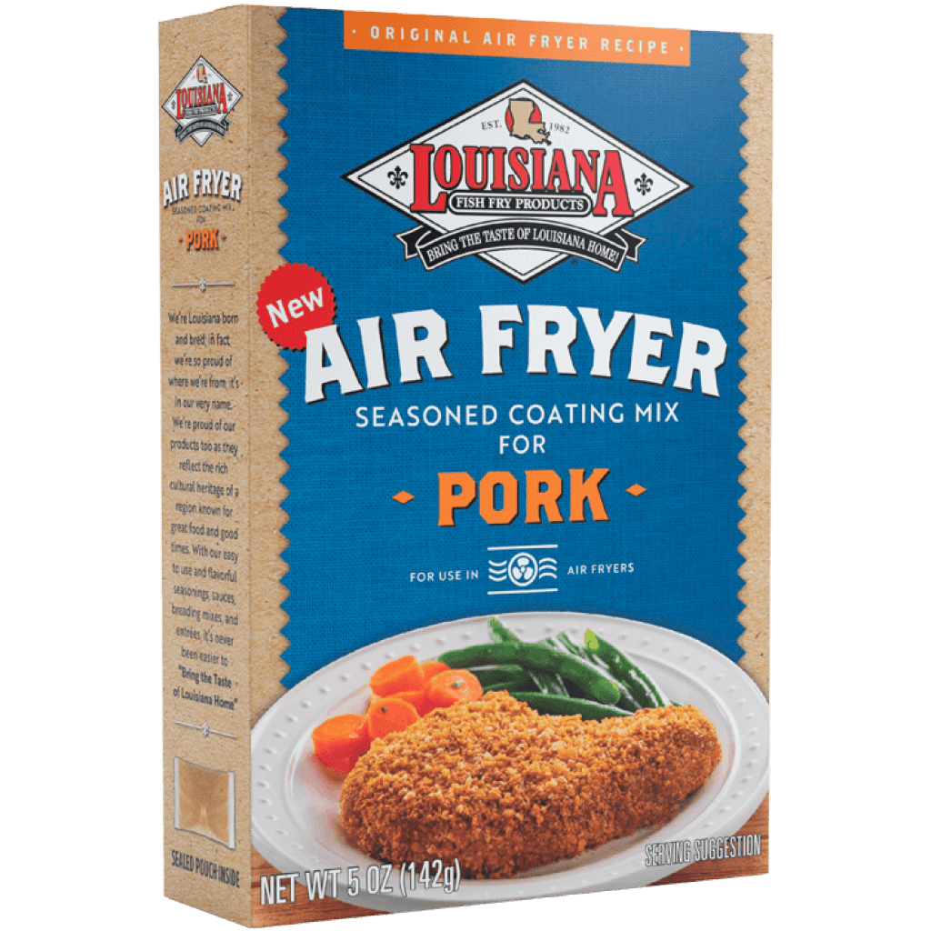 Louisiana Fish Fry Pork Air Fryer Seasoned Coating Mix 5 oz