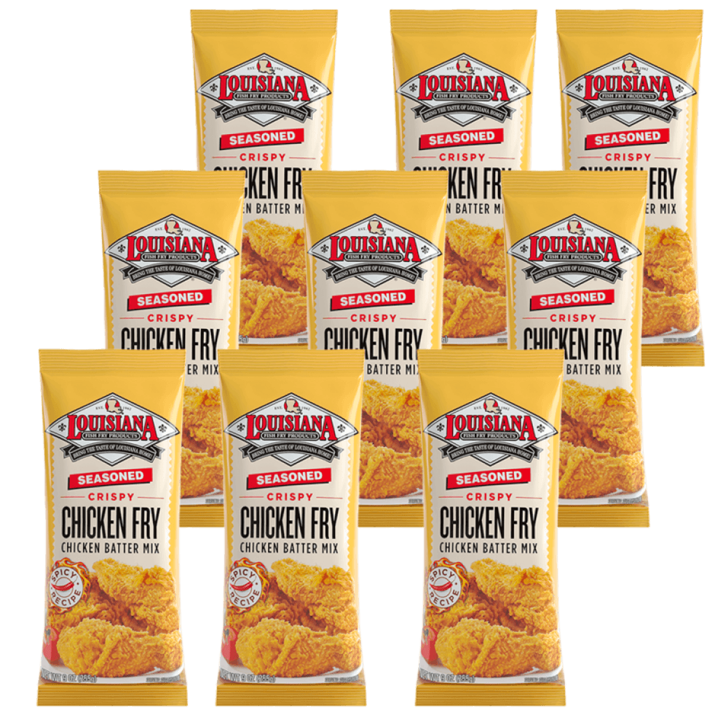 Louisiana Fish Fry Seasoned Chicken Fry 9 oz Pack of 9