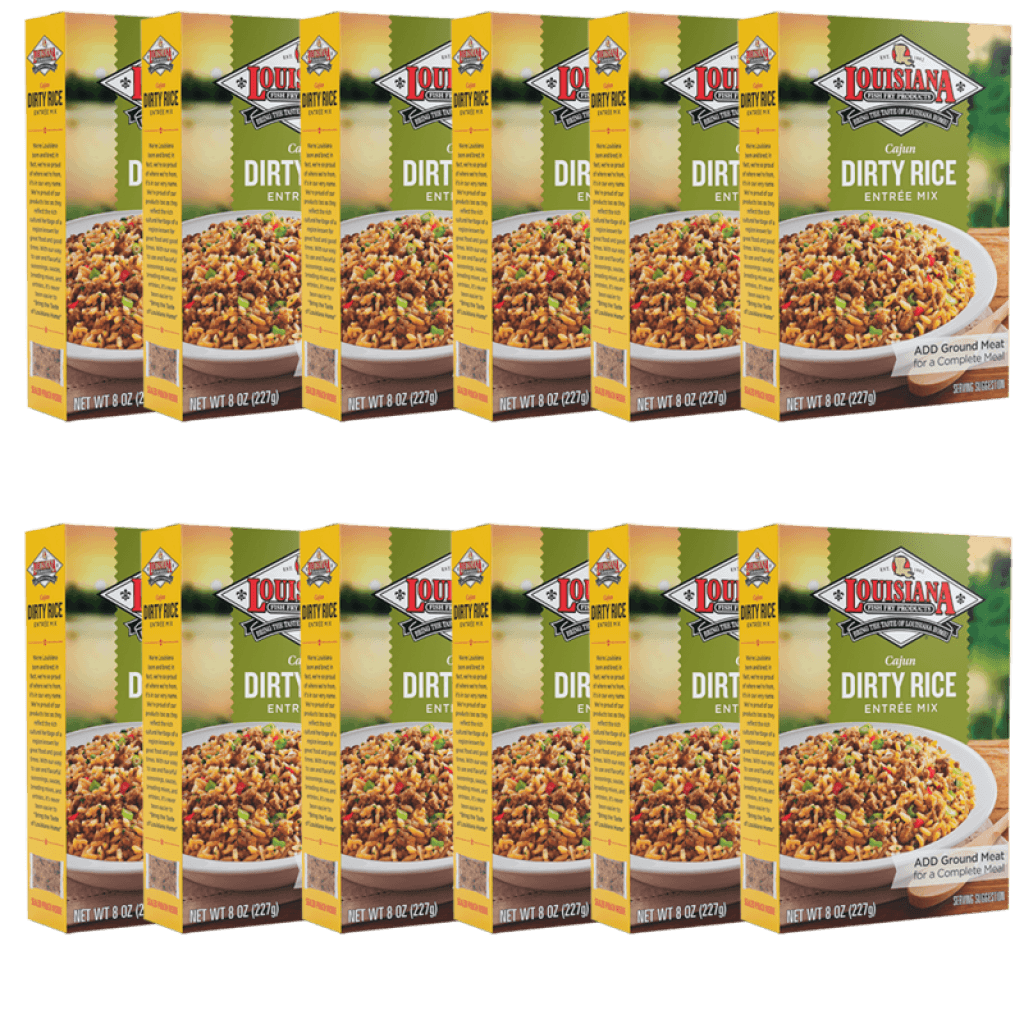 Louisiana Fish Fry Dirty Rice MIx 8 oz - Pack of 12