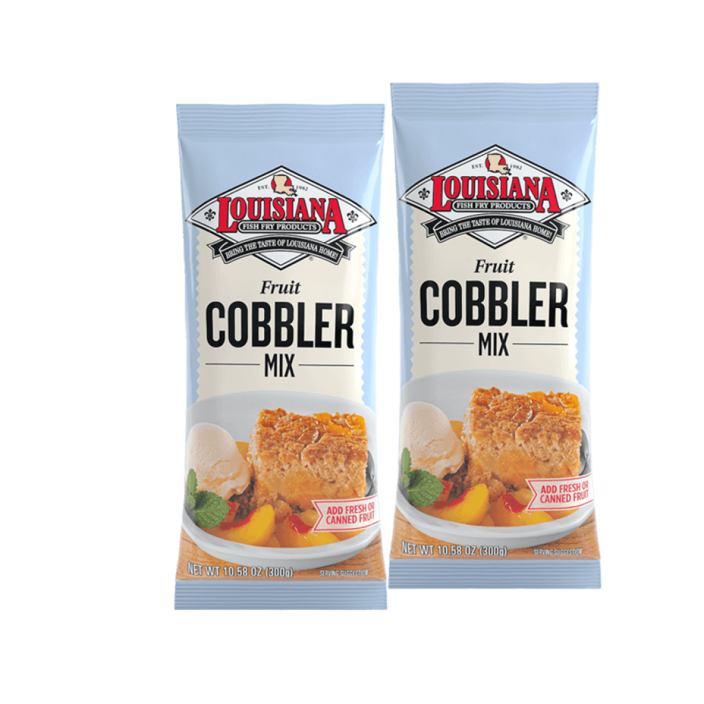 Louisiana Fish Fry Cobbler Mix 10.58 oz - Pack of 2