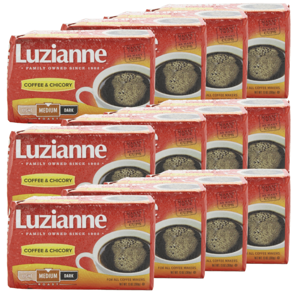 Luzianne Medium Roast C&C 13 oz - 12 Pack