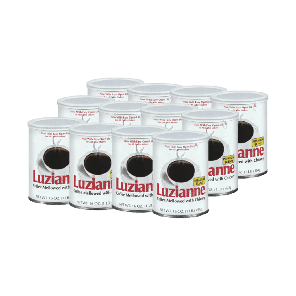 Luzianne Premium Blend Coffee & Chicory 16 oz (12 pack)