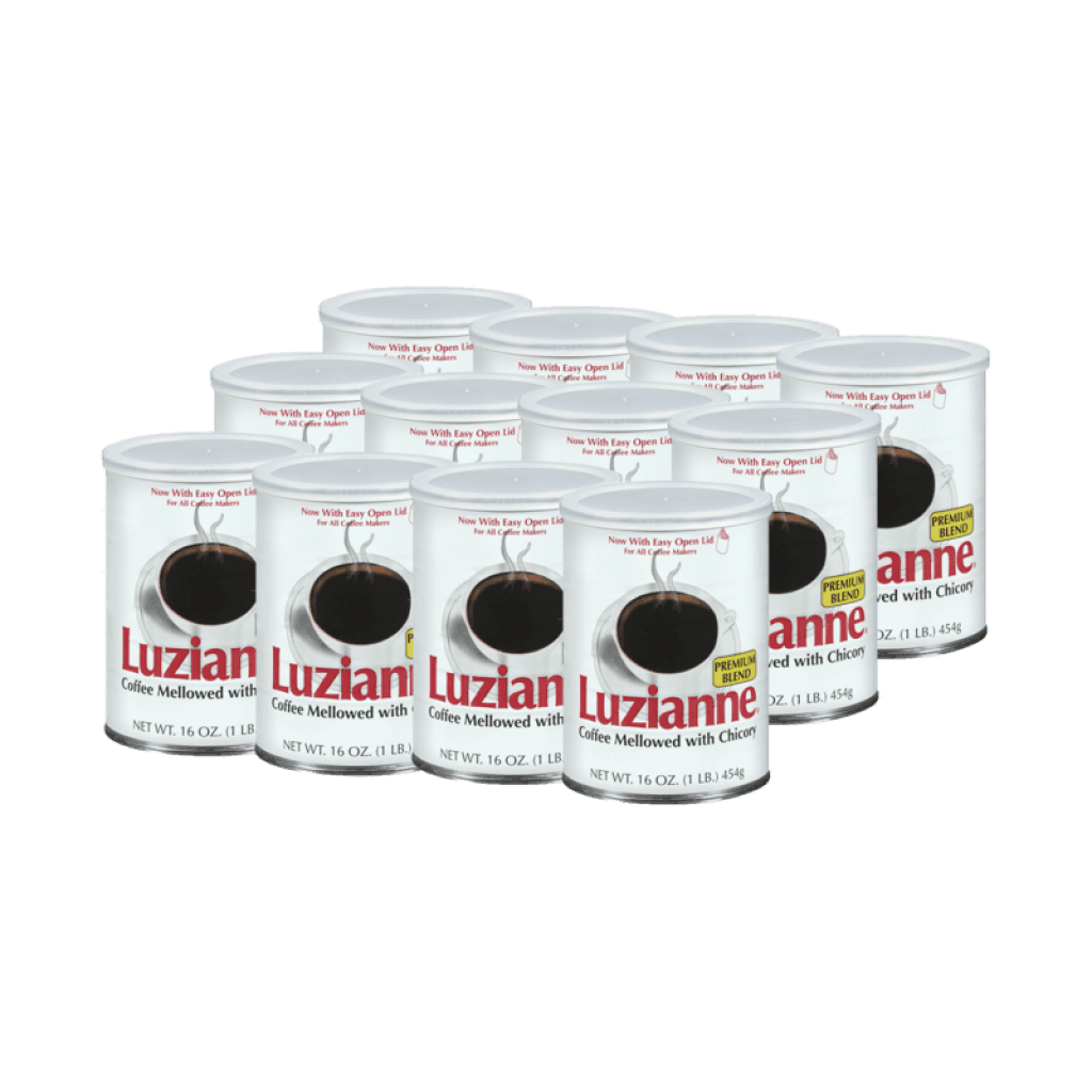 Luzianne Premium Blend Coffee & Chicory 16 oz (12 pack)