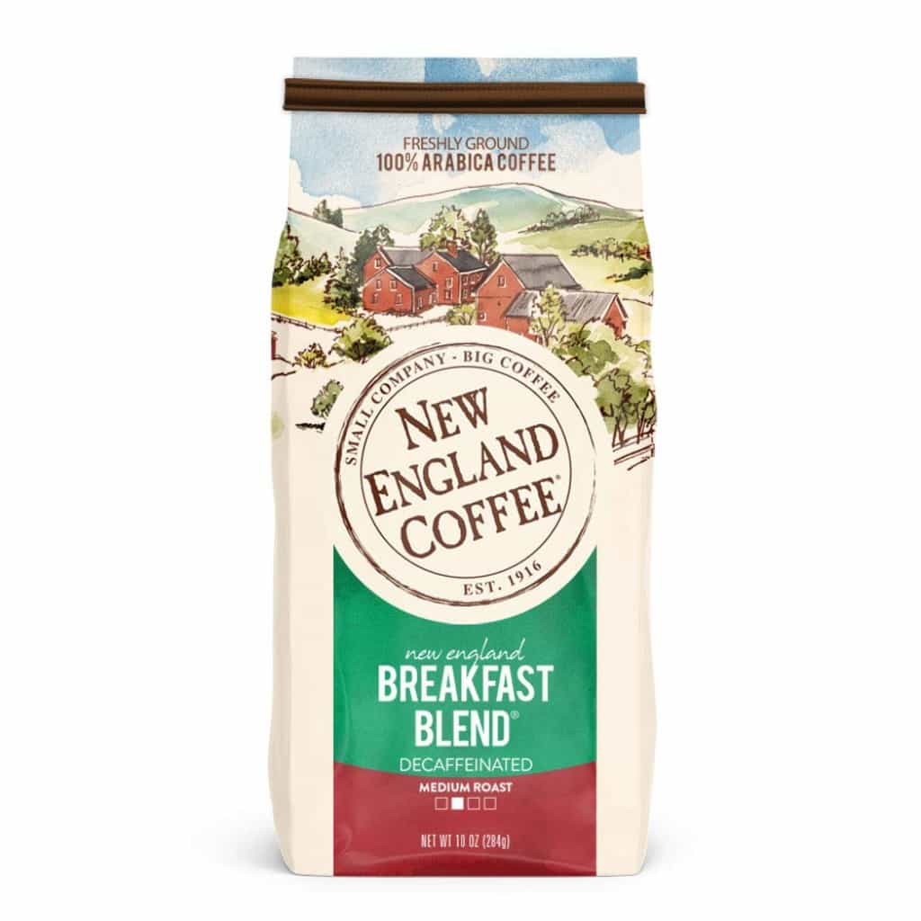 NEC Breakfast Blend Decaf Ground 10 oz Catalog