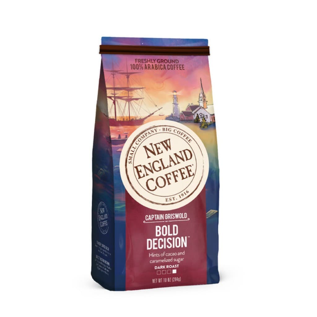 New England Coffee Captain Griswold Bold Decision Ground 10 oz Catalog