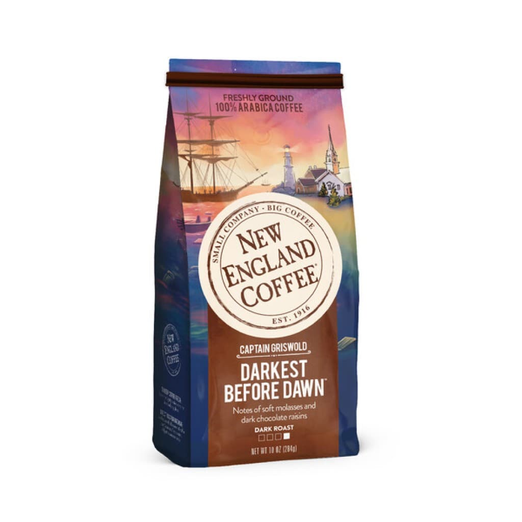 New England Coffee Captain Griswold Darkest Before Dawn Ground - 10 oz Catalog