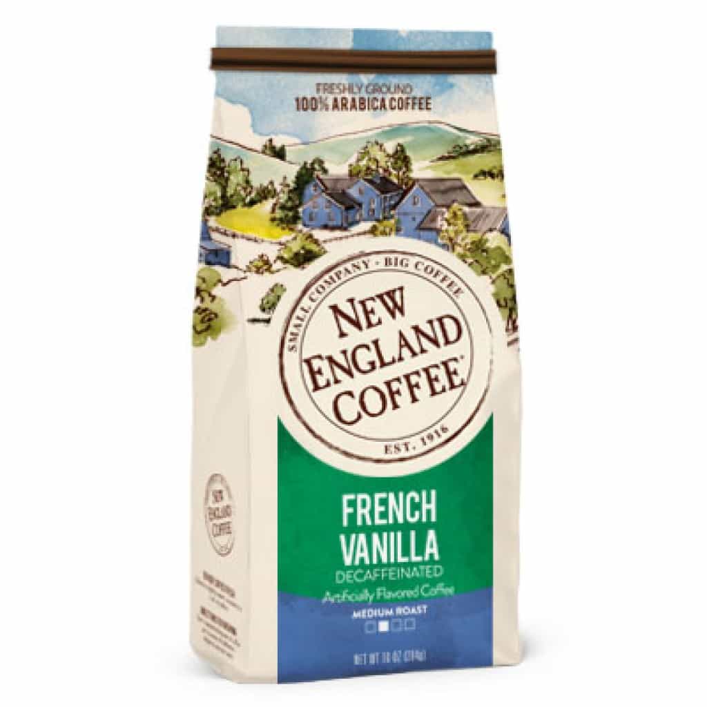 New England Coffee French Vanilla Decaf Ground