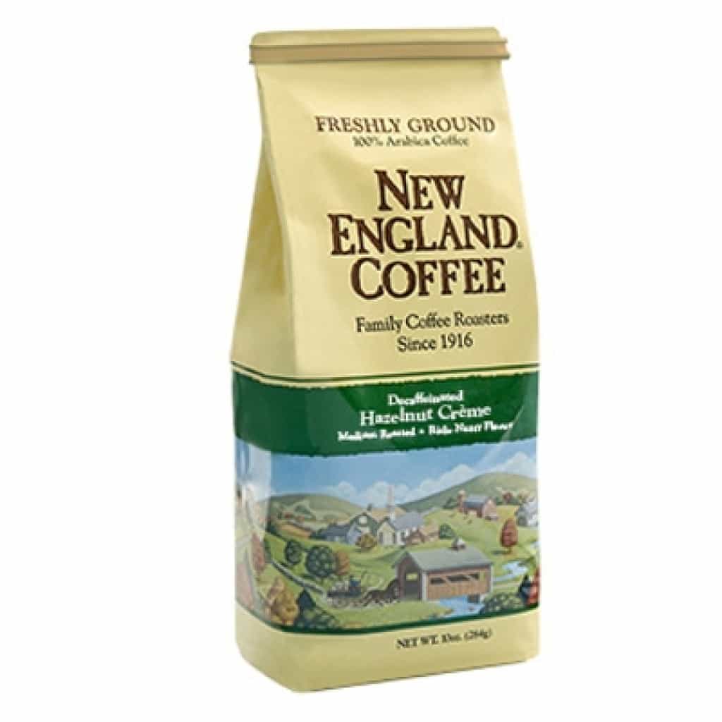New England Coffee Hazelnut Creme Decaf Ground