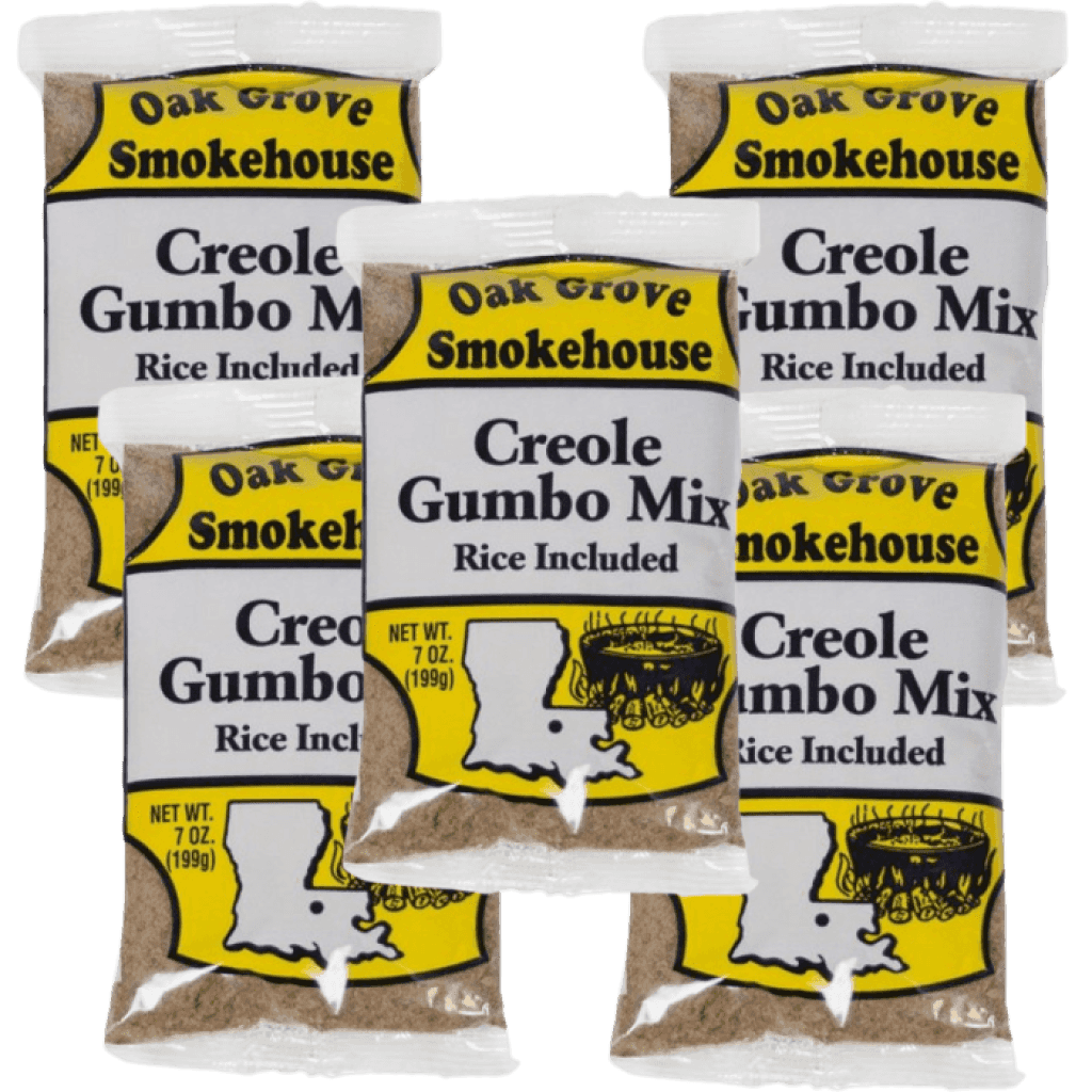 Oak Grove Smokehouse Creole Gumbo Mix 7 oz Pack of 5