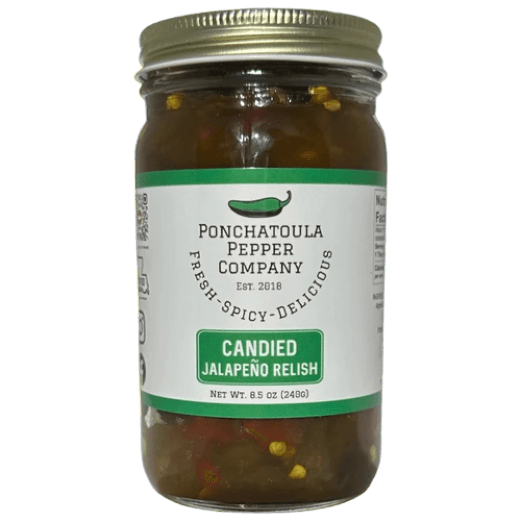 Ponchatoula Pepper Company Candied Jalapeno Relish 8.5 oz