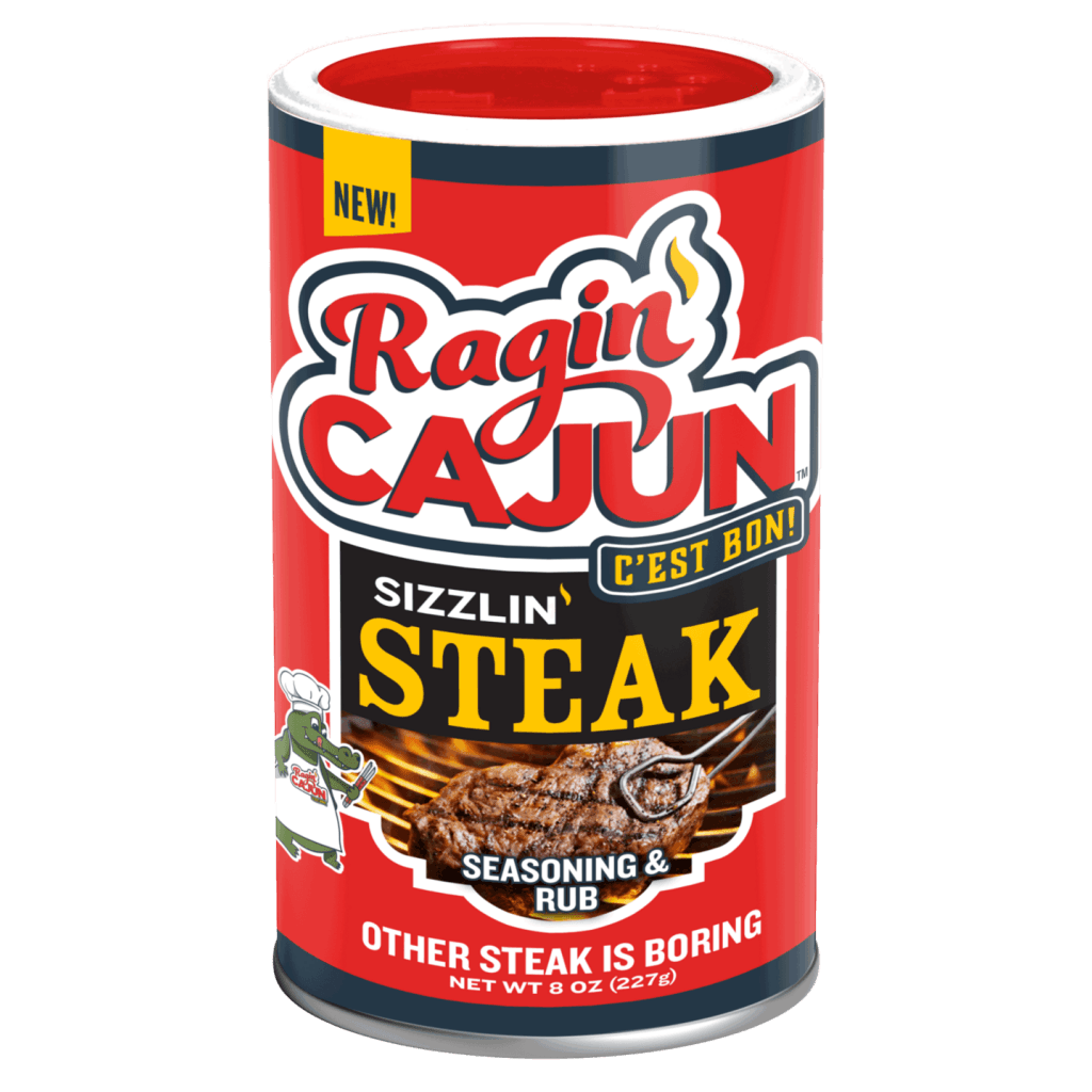 Ragin Cajun Sizzlin' Steak Seasoning 8 oz