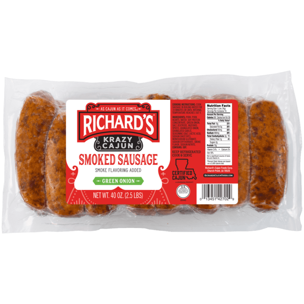 Richard's Green Onion Sausage Links