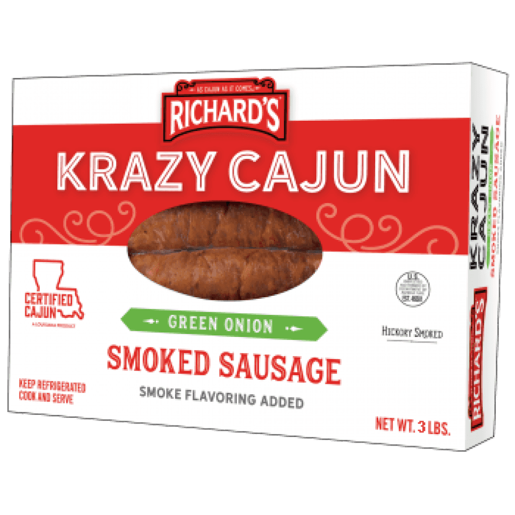 Krazy Cajun Green Onion Smoked Sausage