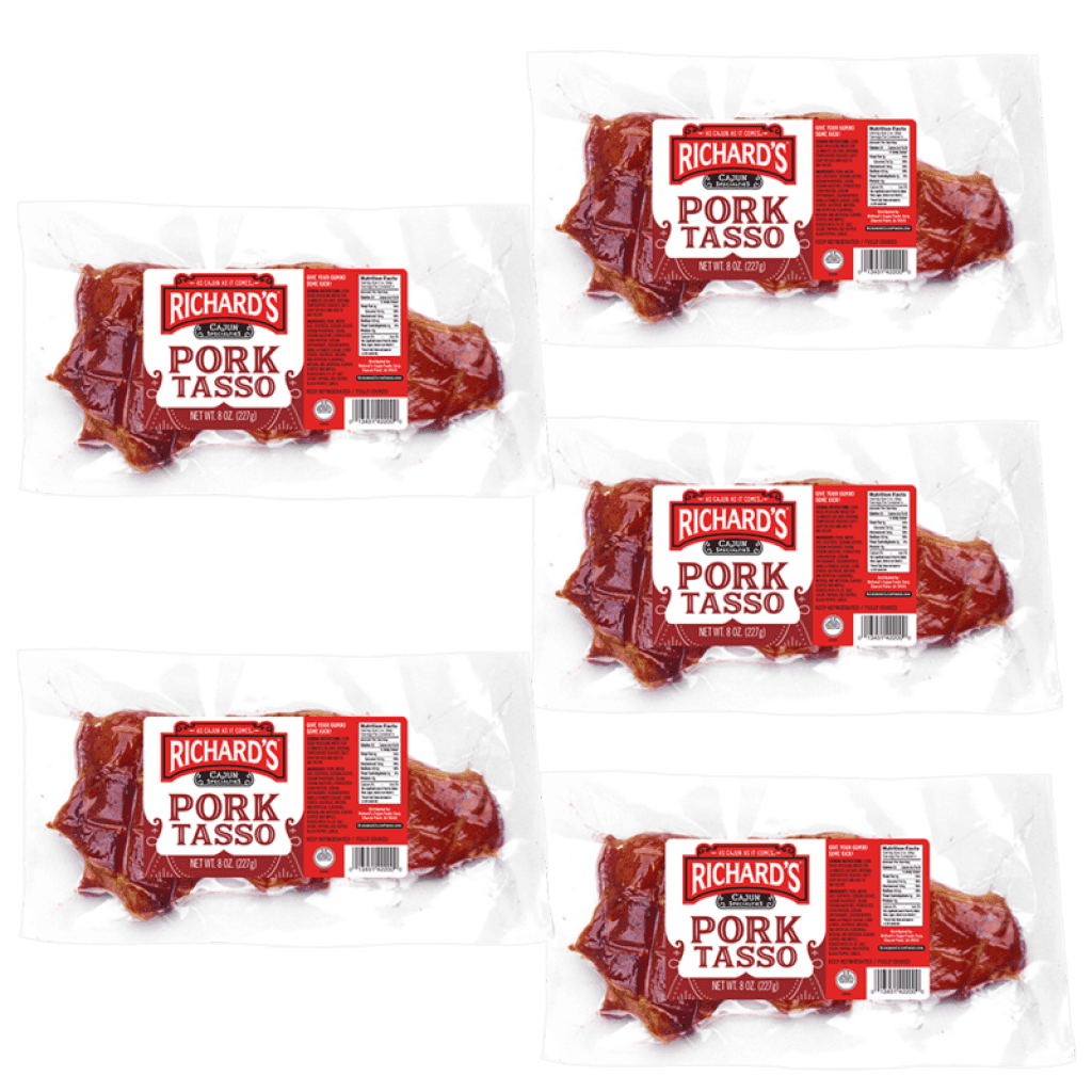 Richard's Pork Tasso 8 oz Pack of 5